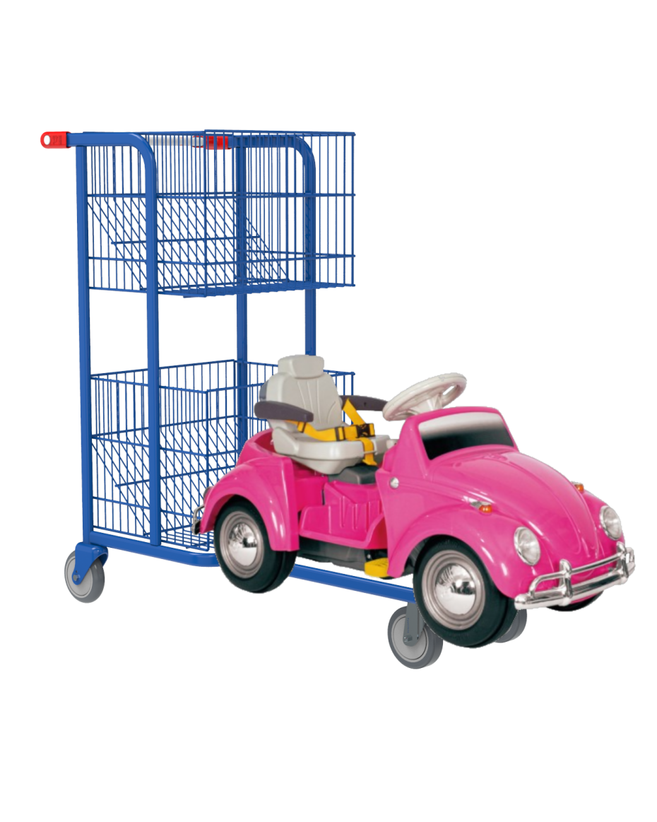 Carrinho de Supermercado Infantil 140 Litros  -  Bublecar  